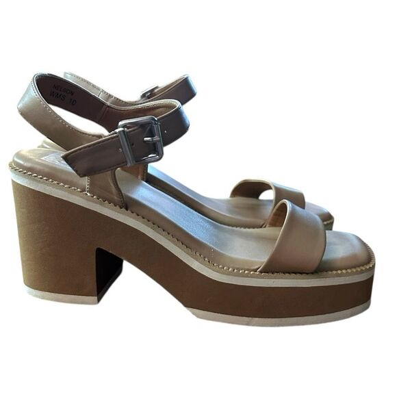 Dolce Vita Nelson, beige size 10 strap platform block heel sandal. - Picture 3 of 9